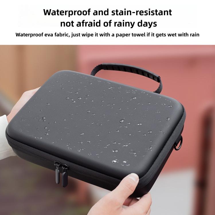 Multifunctional Action Camera Portable Storage Bag, For DJI Osmo Action 6  Black