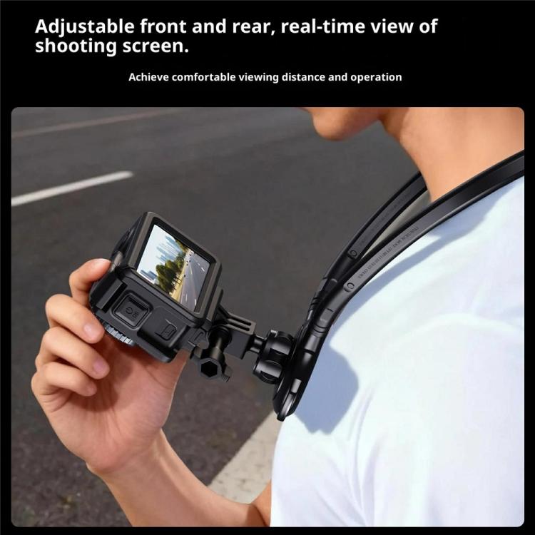 G01 Rotatable Neck Holder Bracket For DJI, GoPro, Insta360, and other Action Cameras, G01