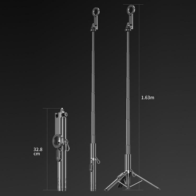 P24MF For Smartphones Magnetic Selfie Stick Phone Holder Portable Magnetic Tripod, P24MF
