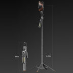 Q625 Portable Foldable Smart AI Tracking Anti-Shake Bluetooth Selfie Stick Quadripod, Q625
