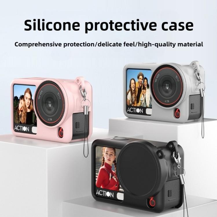 Action Cameras Body Lens Cap Silicone Protective Cover, For DJI Osmo Action 6