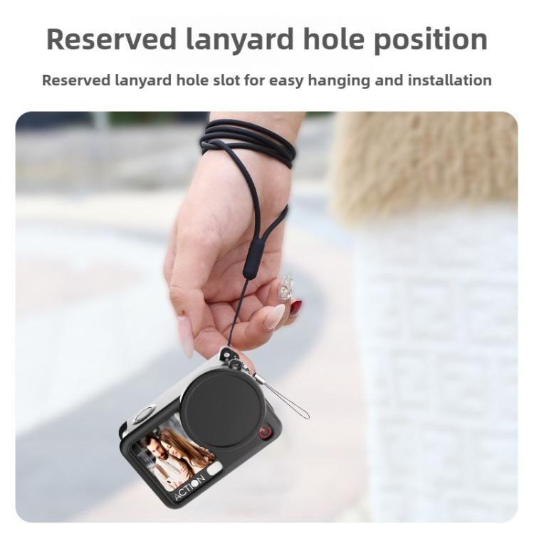 Action Cameras Body Lens Cap Silicone Protective Cover, For DJI Osmo Action 6