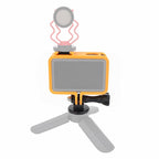 Cold Shoe Cage Expansion Adapter Frame, For DJI Osmo Action 6