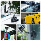 SX-PJ01 Smart Digital Display HD Camera Shooting Stand 4.5 inch Action Camera Electric Suction Cup