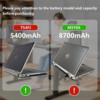 4400mAh Laptop Battery For Dell E5420 E6430 E6420 E6520 E6530, T54FJ