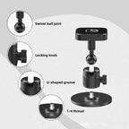 Quick Release Rotating Ball Head Magnetic Desktop Mount Base, Rotating Ball Head Base