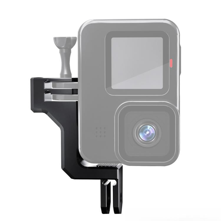 Horizontal-to-Vertical Camera Mounting Adapter with Long Screws, For GoPro HERO12 Black /11 Black /10 Black /9 Black