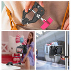 Multi-functional Aluminium Alloy Heavy-Duty Clamp Camera Extension Mount, Heavy-Duty Clamp