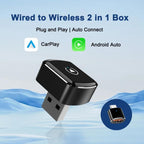 M26 5.8G / 2.4G Dual Band WiFi Bluetooth USB Dongle 2 in 1 For CarPlay / Android Auto Car Adapter, M26
