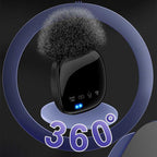 4-in-1 Wireless Lavalier Microphone System with Noise Reduction, UHF Transmission for iPhone / Android
