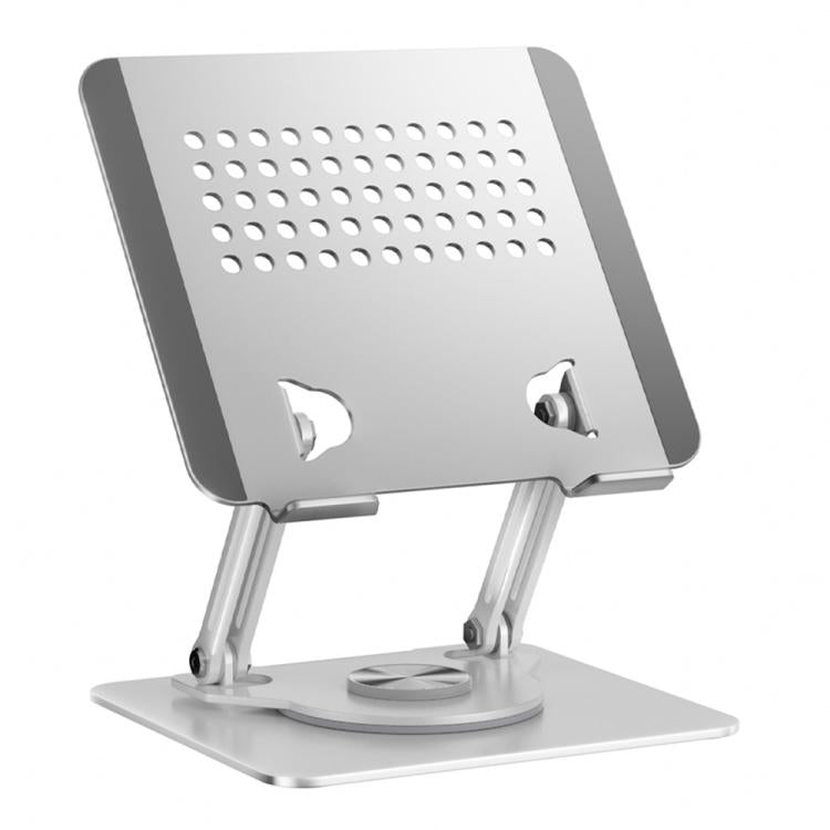 0032 For Laptop / Tablet Rotating Stand Adjustable Height Angle Metal Desk Cooling Rack, Rotating Edition