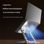0032 For Laptop / Tablet Rotating Stand Adjustable Height Angle Metal Desk Cooling Rack, Rotating Edition