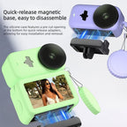 Transmission Module & Lens & Body 3 in 1 Silicone Shockproof Protective Cover with Lanyard, For DJI Osmo Nano