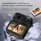 Transmission Module & Lens & Body 3 in 1 Silicone Shockproof Protective Cover with Lanyard, For DJI Osmo Nano