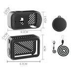 Transmission Module & Lens & Body 3 in 1 Silicone Shockproof Protective Cover with Lanyard, For DJI Osmo Nano
