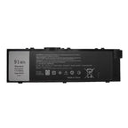 7800mAh Laptop Battery For Dell Precision 7510 / 7520, MFKVP