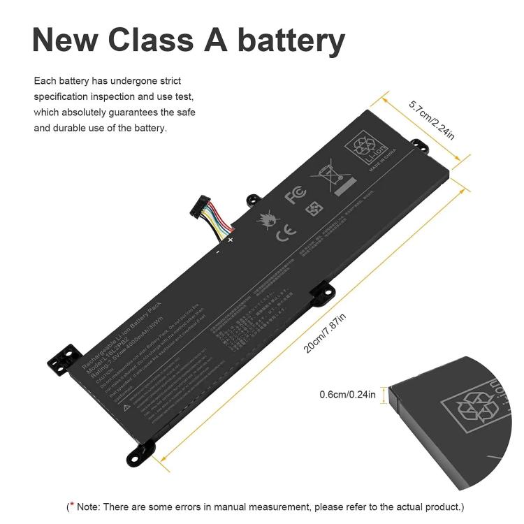 4030mAh Laptop Battery For Lenovo Ideapad 320-14AST-15IKB-15IAP-15AST-15ABR, L16C2PB2