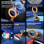 K7 Car Vacuum Suction Foldable Navigation Dashboard Magnetic Phone Holder, K7