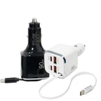 F01 40cm Type-C Cable, PD3.0 and QC3.0 USB Multifunctional Car Charger, F01 (Black), F01 (White)