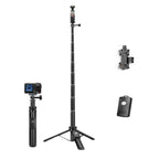 YUNTENG VCT-363 For Smartphone / DJI Pocket 3 Extension Pole Selfie Stick Tripod Stand, VCT-363