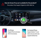 M65 2GB+16GB Car AI Box Android 11 Wireless CarPlay / Android Auto Smart Adapter, M65