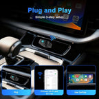M32 CarPlay / Android Auto Vehicles Wired to Wireless Converter 2 in 1 AI Box Wireless Car Adapter, M32