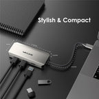 WAVLINK UMD308L Laptops HD / DP / 100W PD Ports Triple 4K Docking Station USB-C Hub Adapter