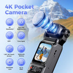 L18 Outdoor Recording Gyroscope Stabilization Camera 1.69 Inch Touch Screen 4K Wireless Action Camera, L18