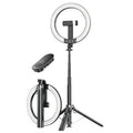 P61RGB For Phone Live Streaming Lighting Equipment Remote Control Selfie Ring Light Tripod