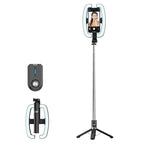 P99W For Live Streaming Selfie Stick Ring Light Phone Tripod Stand Remote Control Beauty Fill Light, P99W