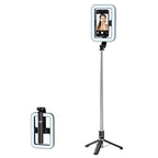 P99X For Live Streaming / Photography Tripod Ring Light 360-Degree Rotating 8 inch Square Lamp, P99X