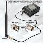 JUNSUNMAY Male to Male RG59U BNC Extension Cable for Video Security Camera CCTV Systems, 50cm, 100cm, 150cm