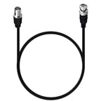 JUNSUNMAY Male to Female RG59U BNC Extension Cable for Video Security Camera CCTV Systems, 50cm, 100cm, 150cm