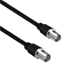 JUNSUNMAY Female to Female RG59U BNC Extension Cable for Video Security Camera CCTV Systems, 50cm, 100cm, 150cm
