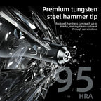 A13 Multifunctional QC3.0 Car Charger Safety Hammer Seatbelt Cutter with LED Flashlight, A13