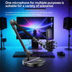 YANMAI X3R For Live Streaming / Recording RGB Lighting Desktop Noise Reduction Capacitor Microphone