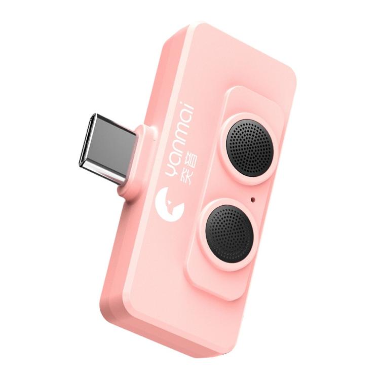 YANMAI R6 Vlogging / Recording Type-C Mini Microphone AI + ANC Smart Noise Reduction Mic