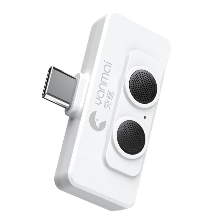 YANMAI R6 Vlogging / Recording Type-C Mini Microphone AI + ANC Smart Noise Reduction Mic