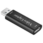 HU-01 Game Recording 1080P 60fps Live Streaming Adapter USB Video Capture Card HDMI to USB 2.0, HU-01