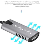 HU-04C 4K Game Streaming Live Broadcast HDMI to Type-C Video Capture Card, HU-04C