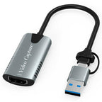 HU-04A 1080P 60Hz HDMI to Type-C / USB 2 in 1 Video Capture Card, HU-04A
