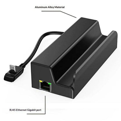 HC-86E 6 in 1 Gigabit Ethernet 4K HD PD 60W Charging Hub For Game Consoles, HC-86E