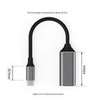 HC-61 HDMI Video Audio Sync Type-C to HDMI Cable 4K / 60Hz Adapter, HC-61