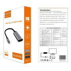 HC-61 HDMI Video Audio Sync Type-C to HDMI Cable 4K / 60Hz Adapter, HC-61