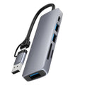 HC-13FL Multi-port Docking Station Type-C / USB-A to USB 3.0 / 2.0, SD TF Card Reader, HC-13FL