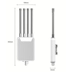HW3000M AX3000 Outdoor Wireless AP WiFi 6 Dual Band WiFi Router 3000Mbps High Power Modem, US Plug, EU Plug, UK Plug, AU Plug