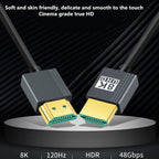 HDMI High-definition Cable 2.1 Version 8K Video Cable Computer TV Projector Connection Cable, 1.64ft, 3.3FT, 6.6FT