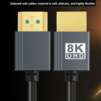HDMI High-definition Cable 2.1 Version 8K Video Cable Computer TV Projector Connection Cable, 1.64ft, 3.3FT, 6.6FT