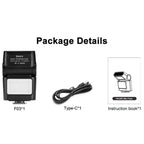 JMARY FM-06R For Camera Mini Flash Fill Light Hot Shoe Mount 300mAh Rechargeable LED Light