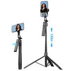 F01 For Live Streaming AI Smart Face Tracking Gimbal Selfie Stick 192cm Telescopic Tripod Stand